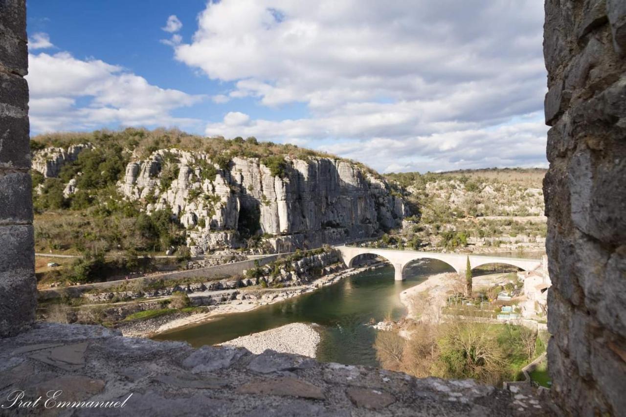 Magnifique Maison En Coeur De Balazuc, Proche Plages Ardeche Bagian luar foto