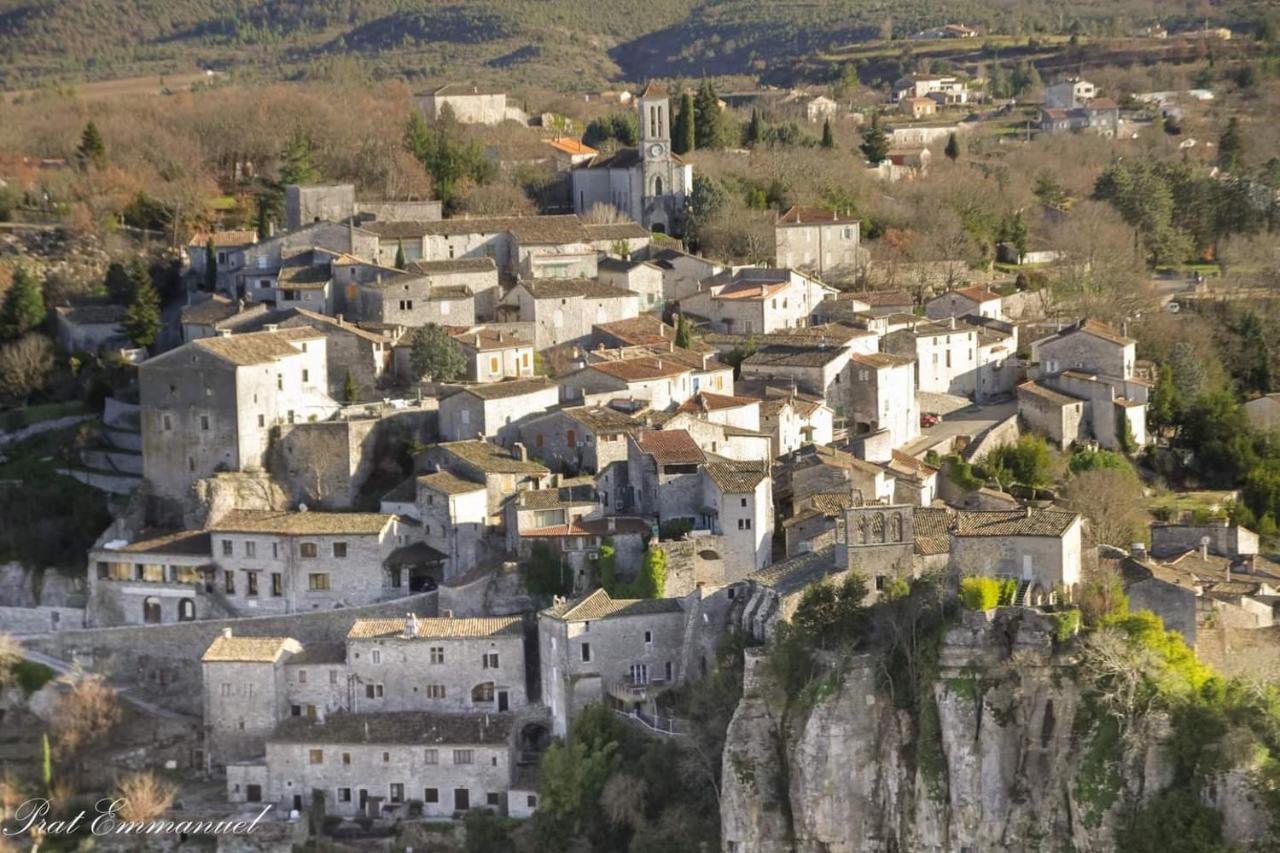 Magnifique Maison En Coeur De Balazuc, Proche Plages Ardeche Bagian luar foto