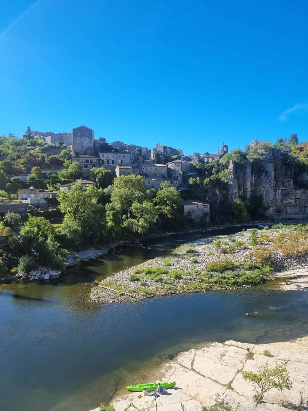 Magnifique Maison En Coeur De Balazuc, Proche Plages Ardeche Bagian luar foto