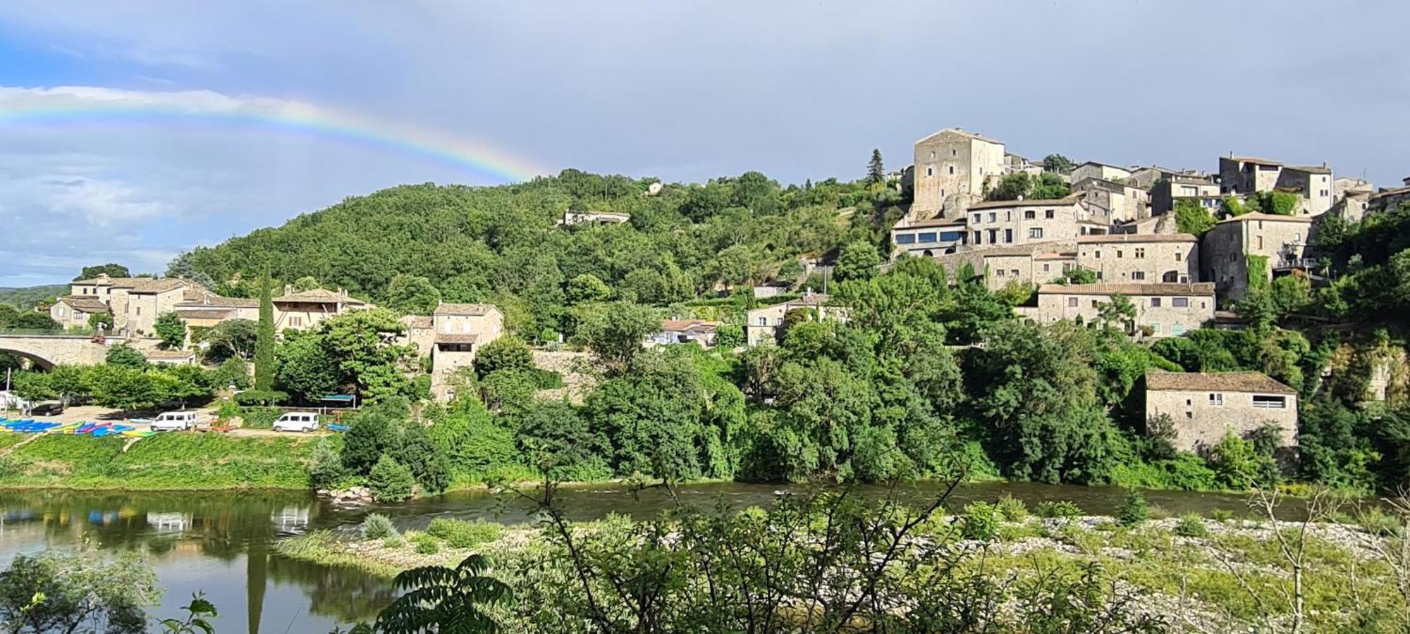Magnifique Maison En Coeur De Balazuc, Proche Plages Ardeche Bagian luar foto